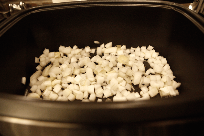 Diced-onions-in-crockpot