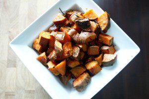 Roasted Rosemary Sweet Potatoes