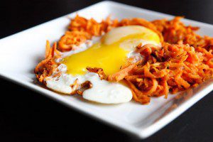 Paleo Sweet Potato Hash with Sunny Side Up Egg