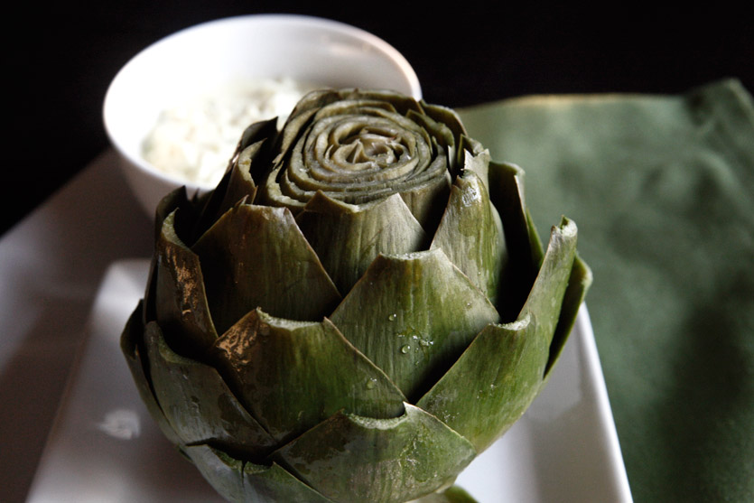 Artichoke with Dipping Sauce