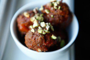 Bison Meatballs