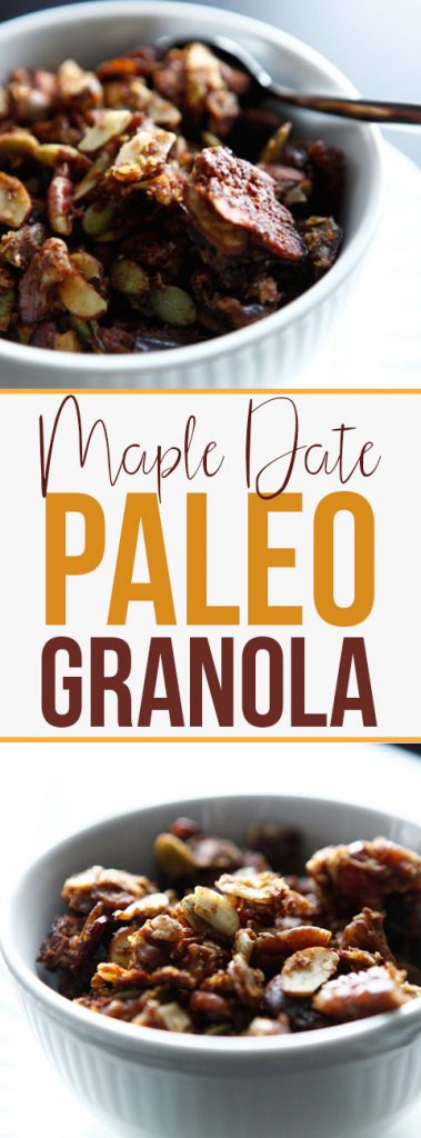 Maple Date Paleo Granola