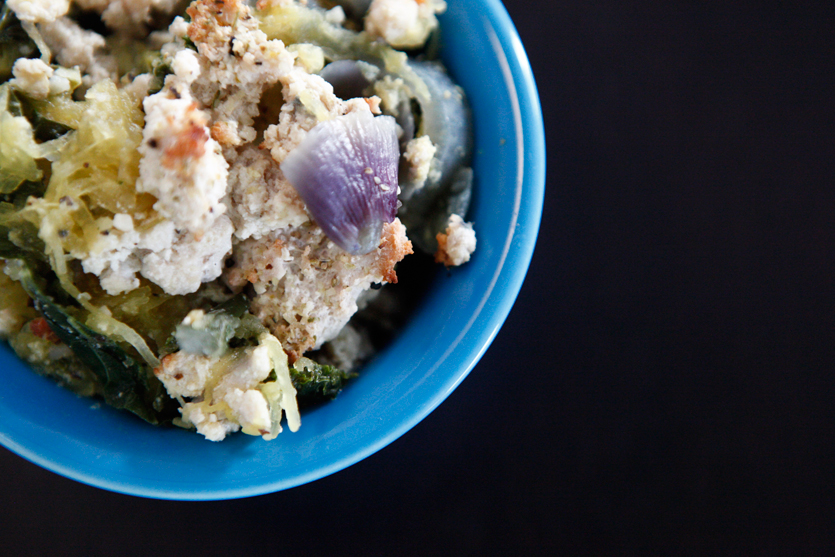 Spaghetti Squash and Turkey Casserole