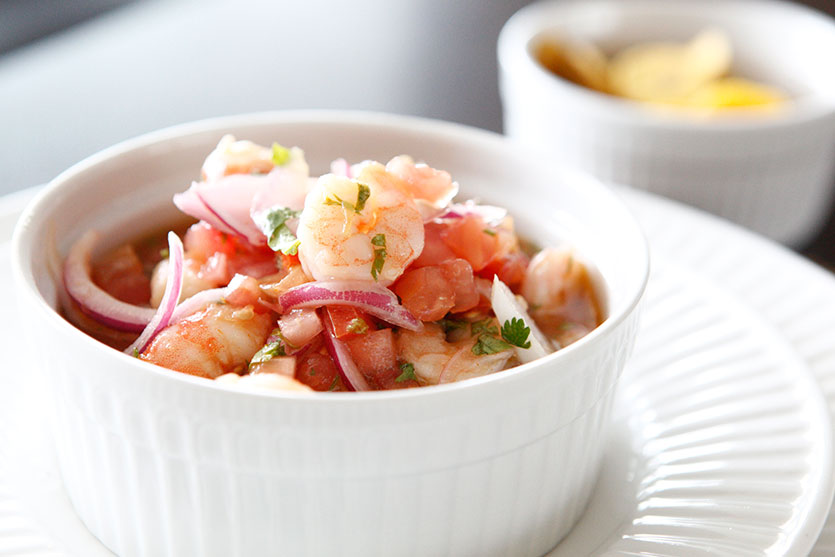 Ecuadorian Shrimp Ceviche - by AmazingPaleo.com