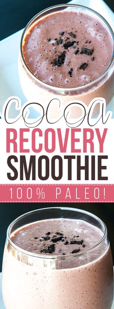 Paleo Cocoa Recovery Smoothie