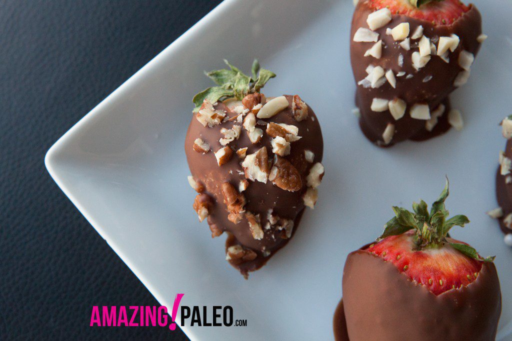 Paleo Chocolate Covered Strawberries