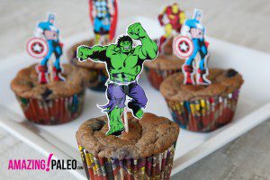 Paleo Blueberry Banana Muffins