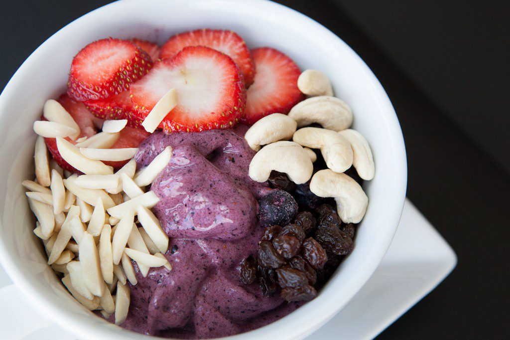 Blueberry Banana Healthy Bowl