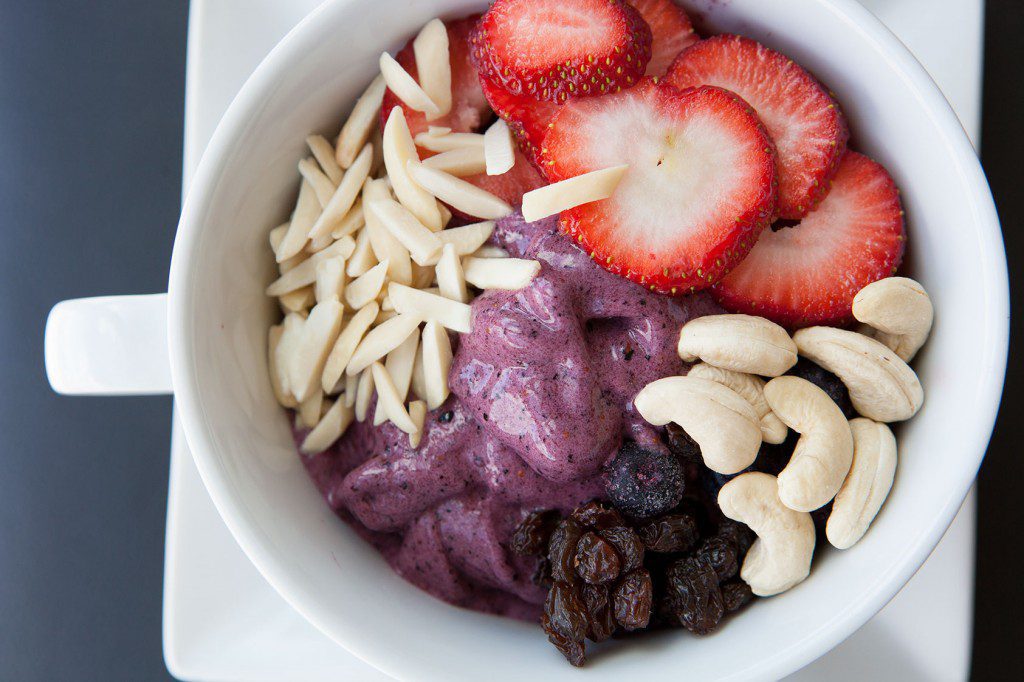 Blueberry Banana Healthy Bowl