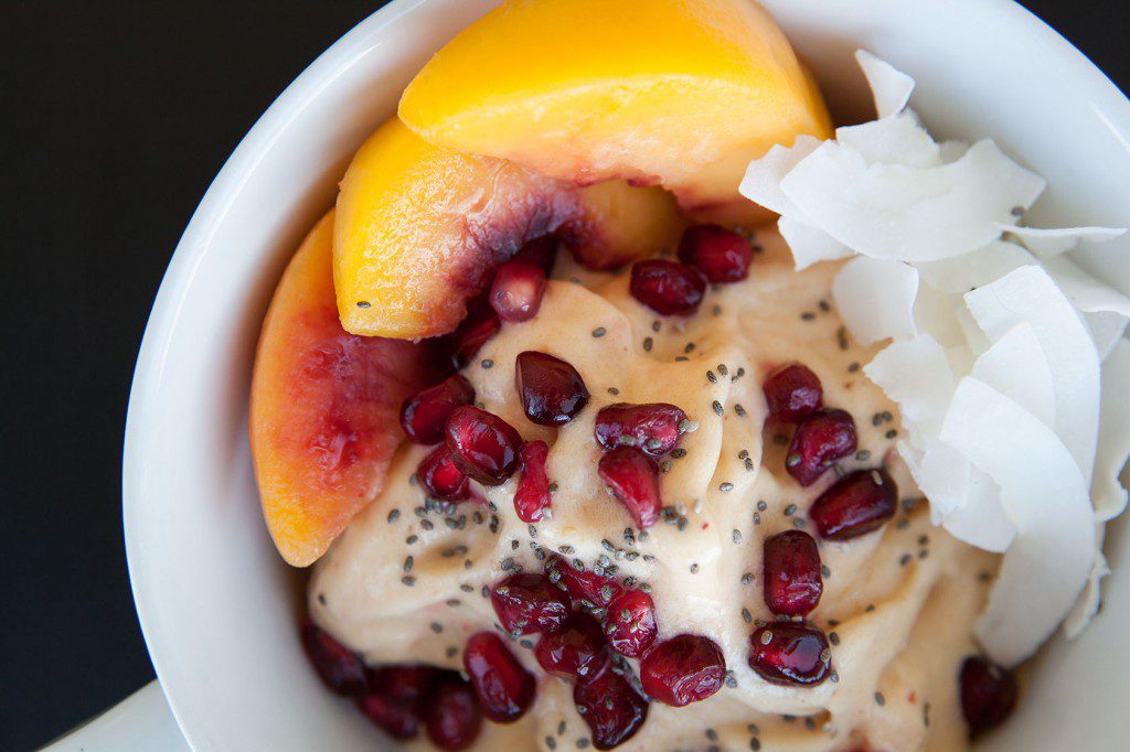 Honey Peach Healthy Bowl