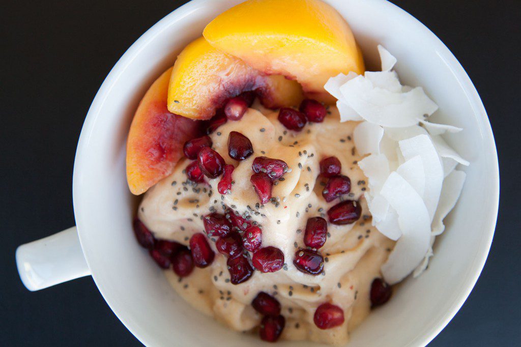 Honey Peach Healthy Bowl