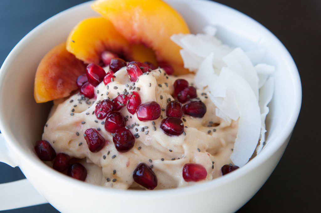 Honey Peach Healthy Bowl