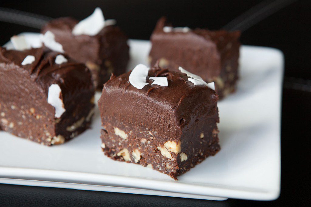 No Bake Double Layer Brownies