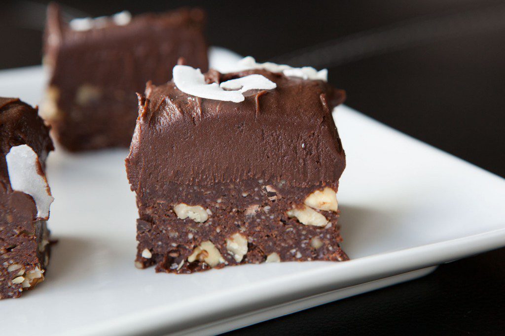 No Bake Double Layer Brownies