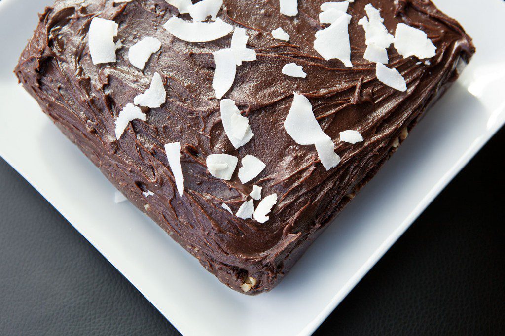 No Bake Double Layer Brownies