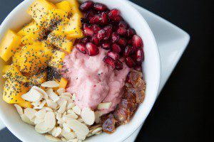 Strawberry Vanilla Healthy Bowl