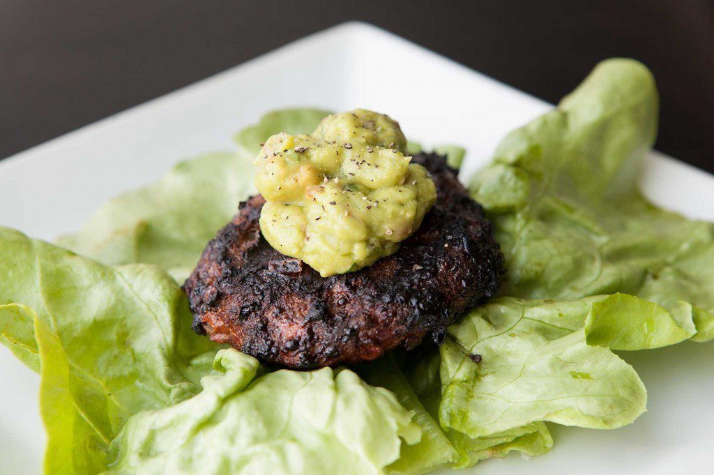 Paleo Bison Burgers with Guacamole recipe