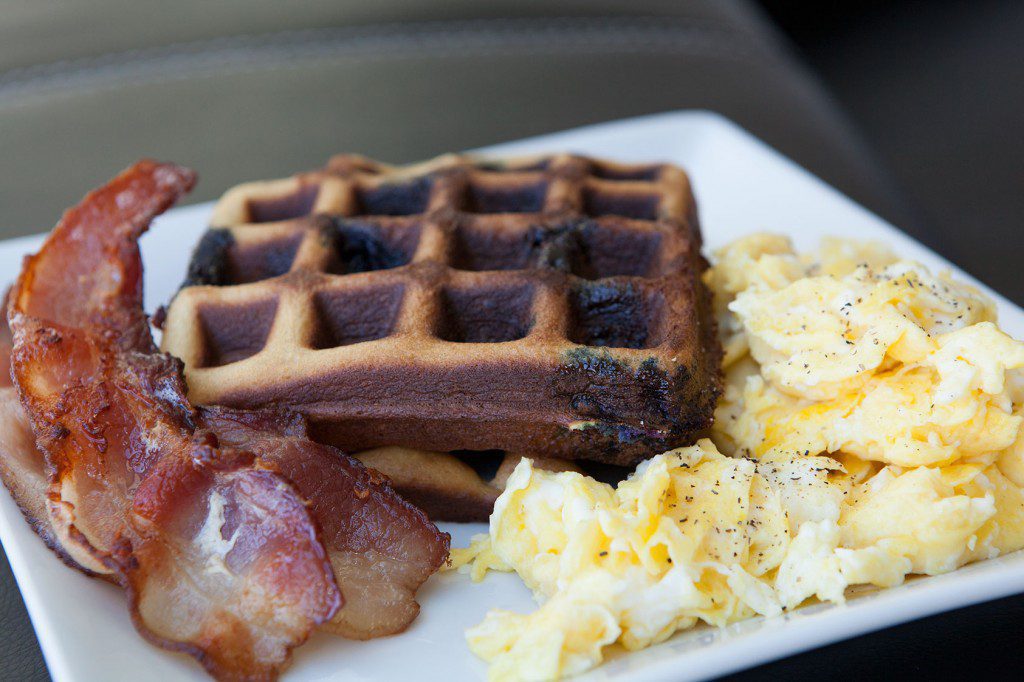 Blueberry Cashew Waffles