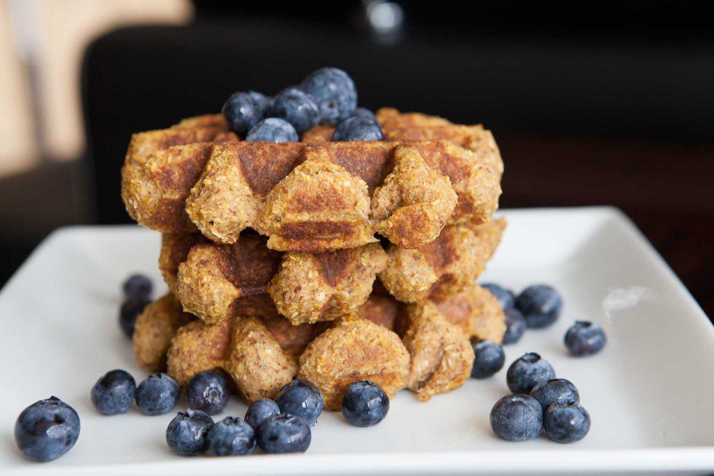 Pumpkin Coconut Waffles