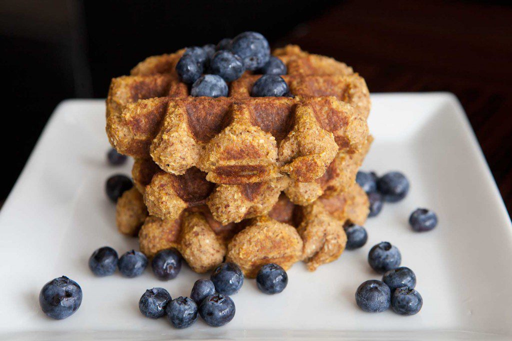 Pumpkin Coconut Waffles