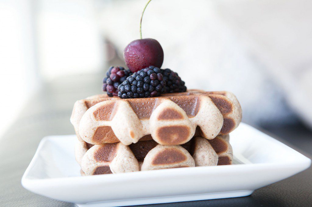 Sweet Cashew Waffles