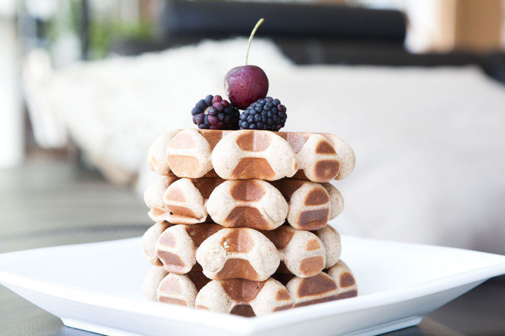 Sweet Cashew Waffles