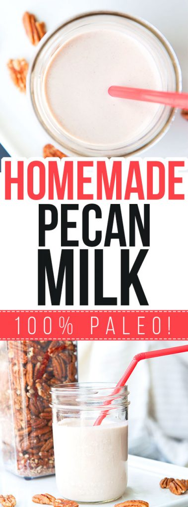 How To Make Homemade Pecan Milk