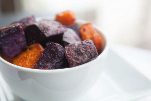 Crispy Purple Sweet Potatoes
