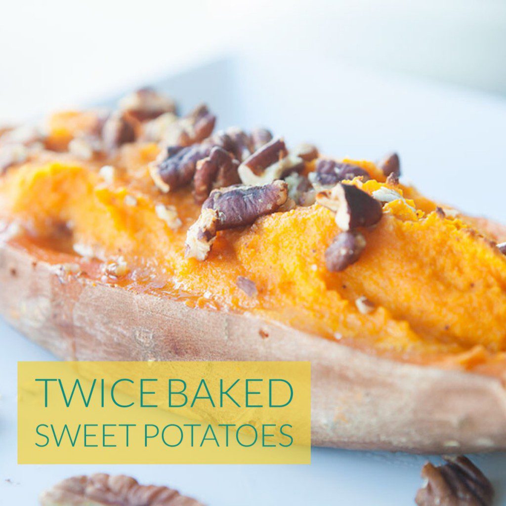 Twice Baked Sweet Potatoes