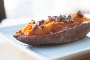 Twice Baked Sweet Potatoes