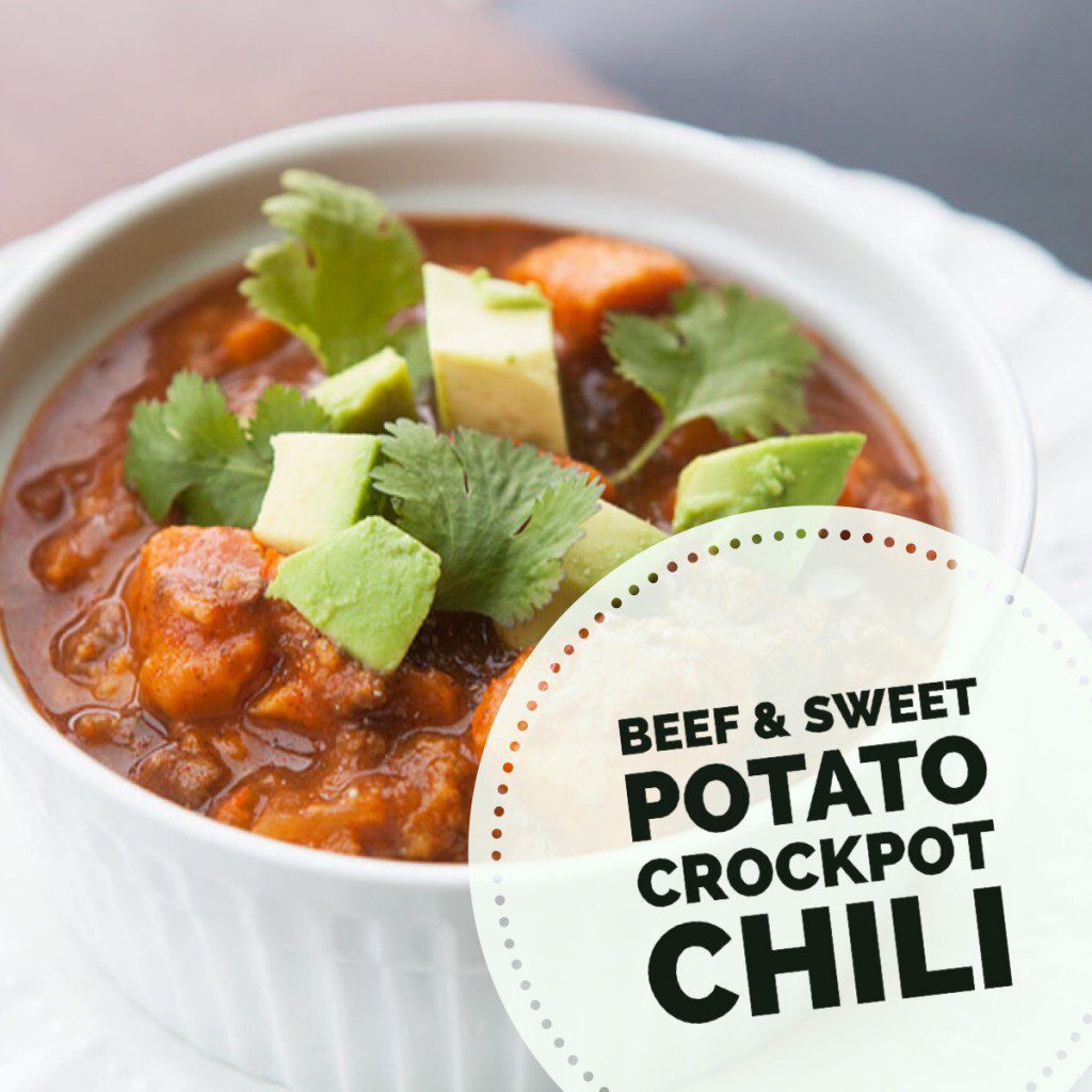 Beef and Sweet Potato Crockpot Chili