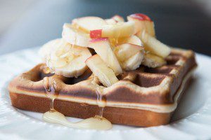 Fluffy Protein Powder Waffles