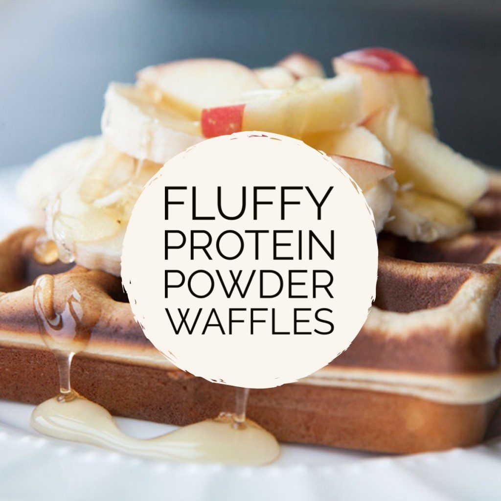 Fluffy Protein Powder Waffles
