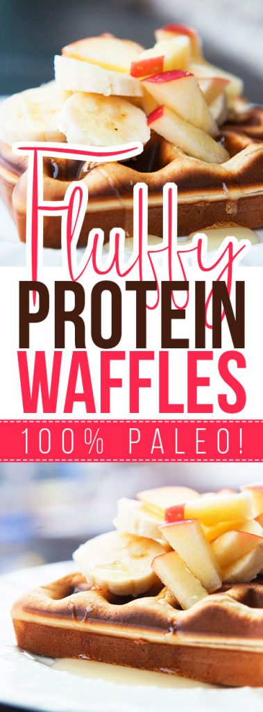 Fluffy Protein Waffles