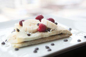 Chocolate Banana Paleo Crepe