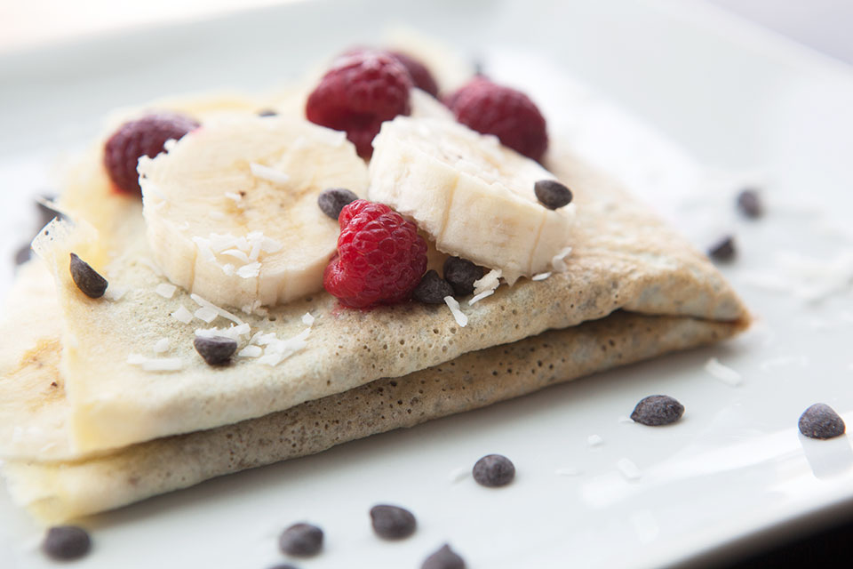 29 Paleo Treat Recipes- Chocolate Banana Paleo Crepe