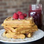 Pumpkin Pie Spice Paleo Waffles