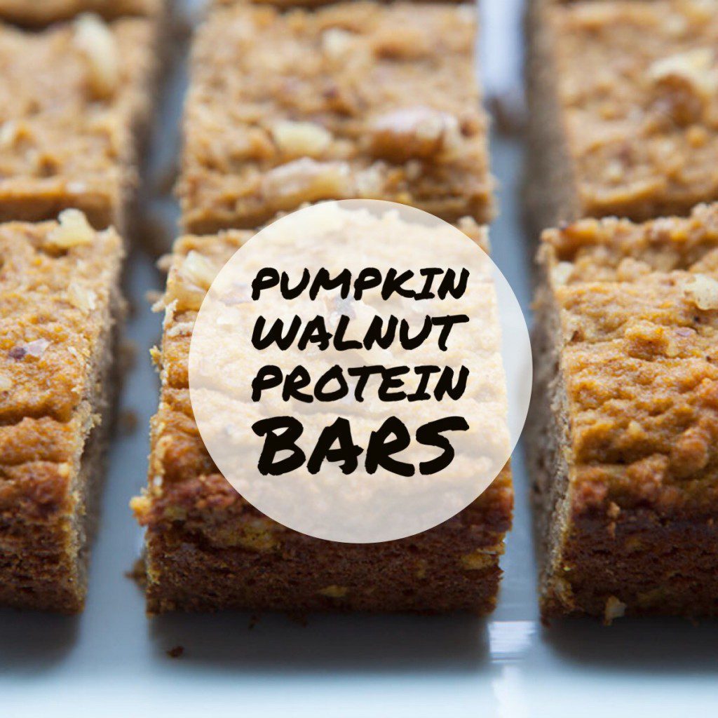 Pumpkin Walnut Protein Bars