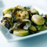 Balsamic Mustard Roasted Brussels Sprouts