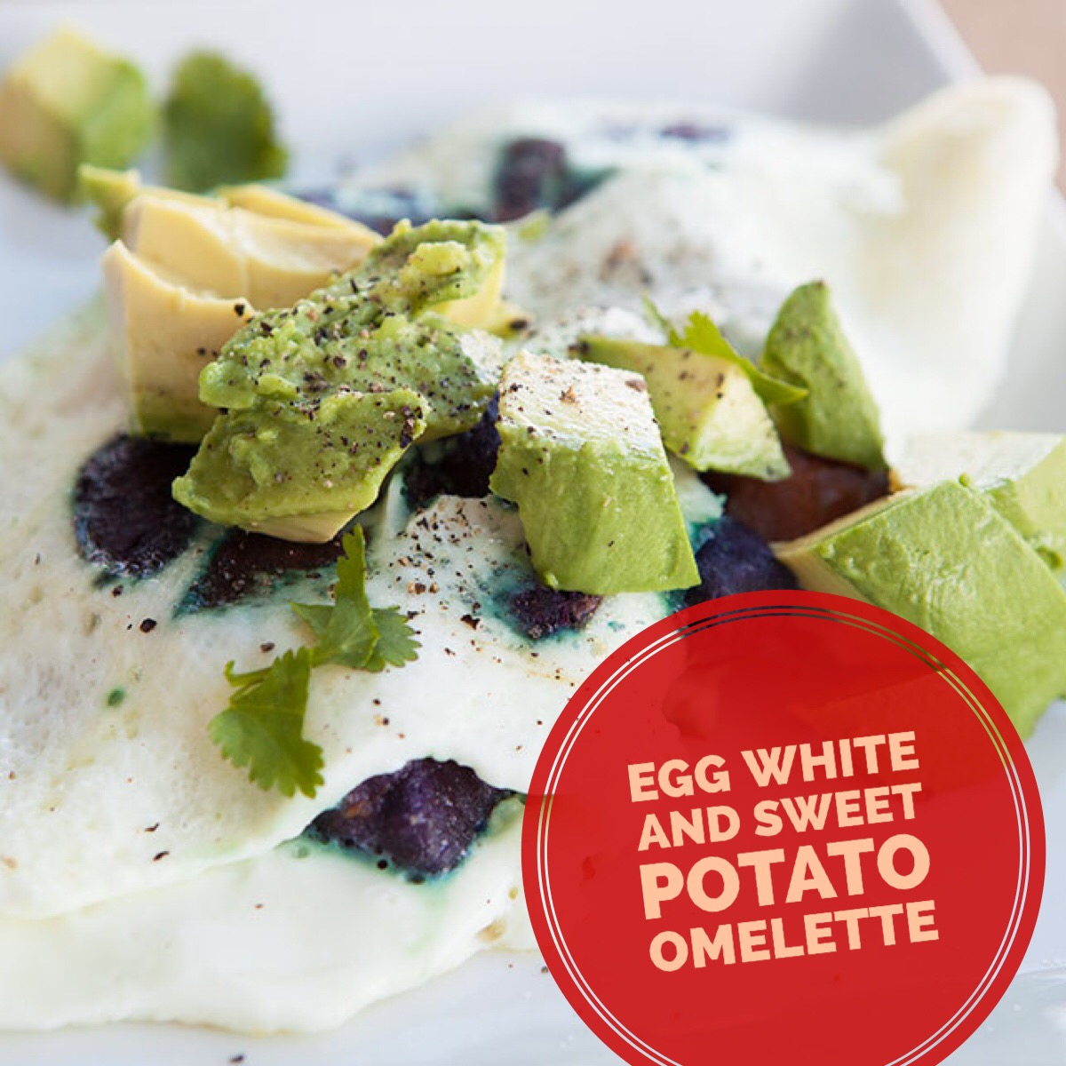 Egg White and Sweet Potato Omelette