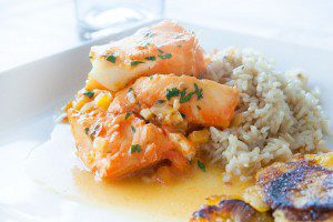 Paleo Diet Sea Bass in Coconut Sauce Recipe