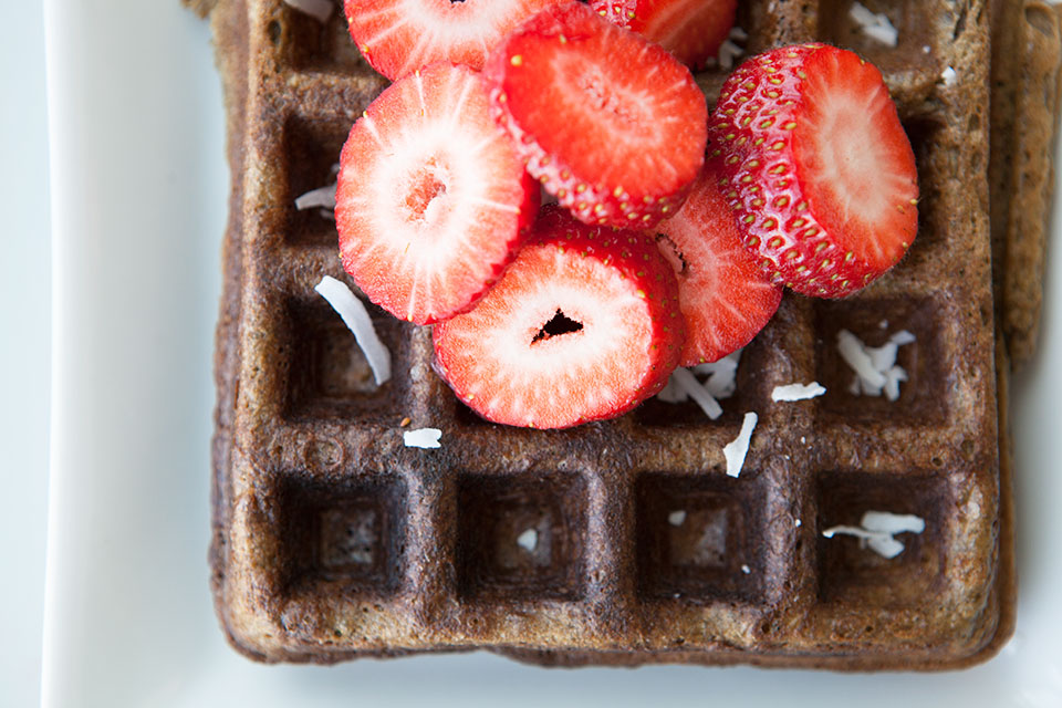 Sweet Vanilla Hemp Protein Waffles