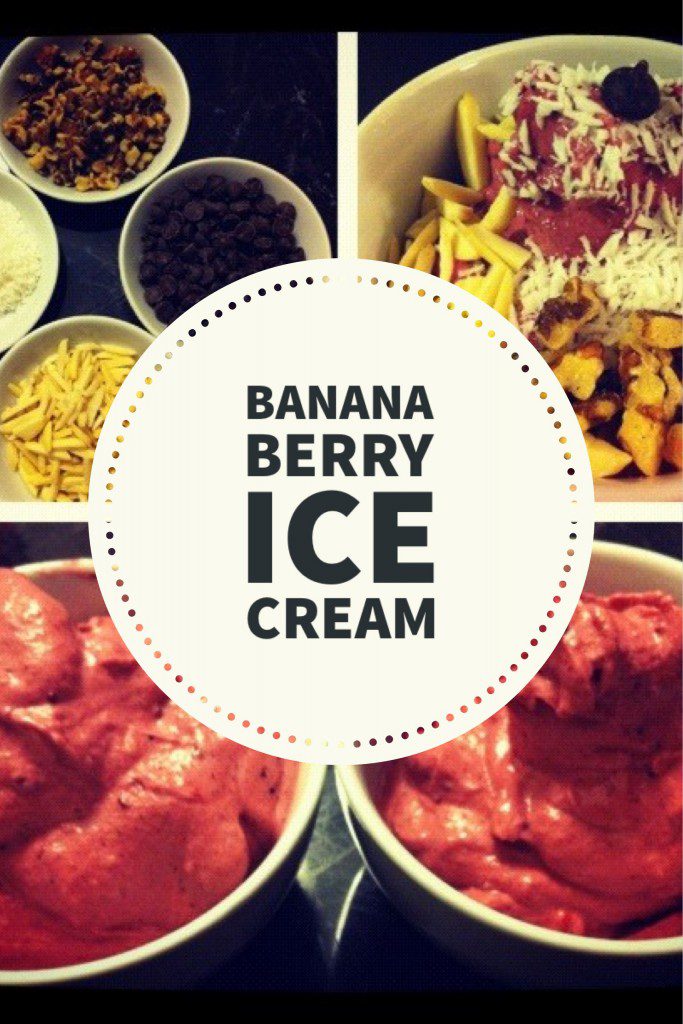 Banana Berry Ice Cream