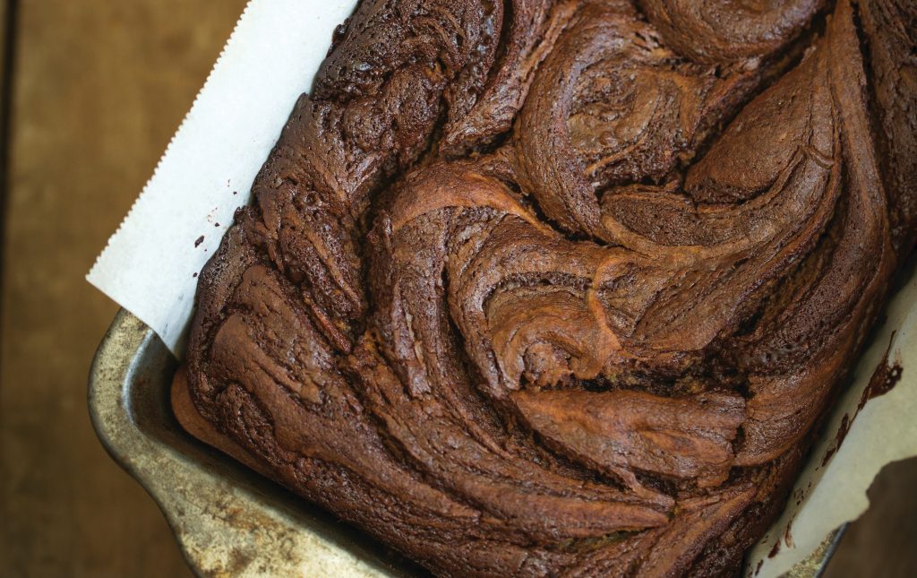 Chocolate Cinnamon Swirl Banana Bread