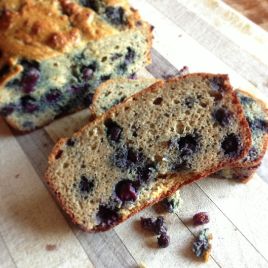 Paleo Blueberry Bread