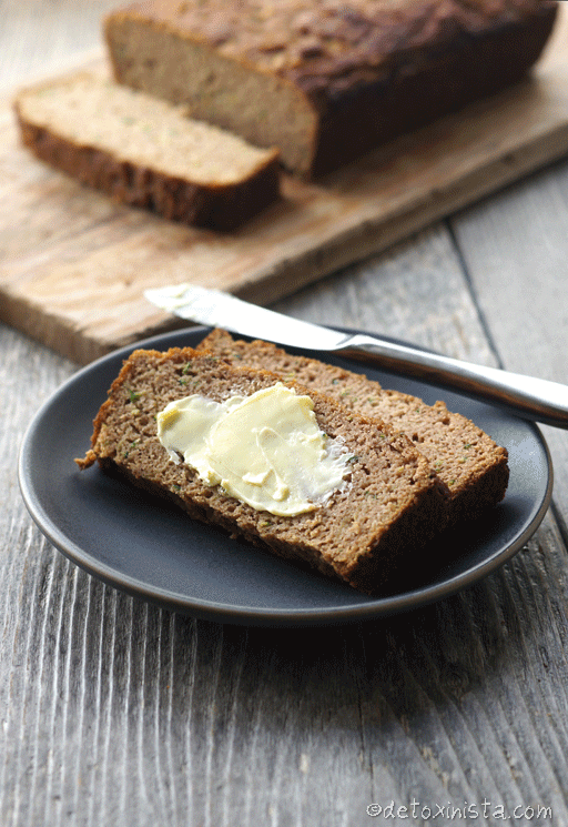 Paleo Coconut Flour Zucchini Bread