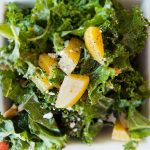 Kale and Golden Beets Salad with Blood Orange Vinaigrette