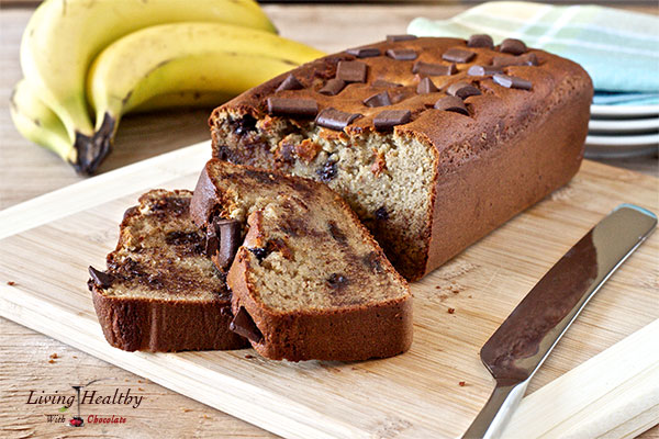 Peanut Butter Cup Banana Bread