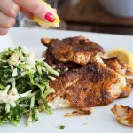 Blackened Tilapia with Paleo Cole Slaw