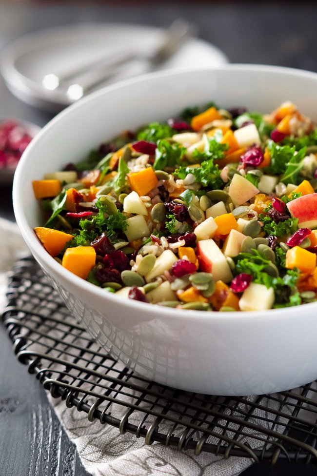 Fall Harvest Salad With Apple Cider Vinaigrette